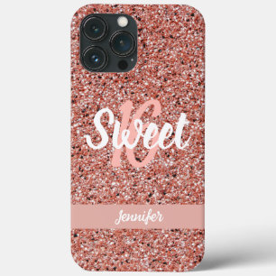 Case-Mate iPhone Case Sweet 16 Rose Rose rose or Parties scintillant per