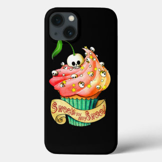 iPhone 13 Case Sweet and Deadly Skull Cupcake