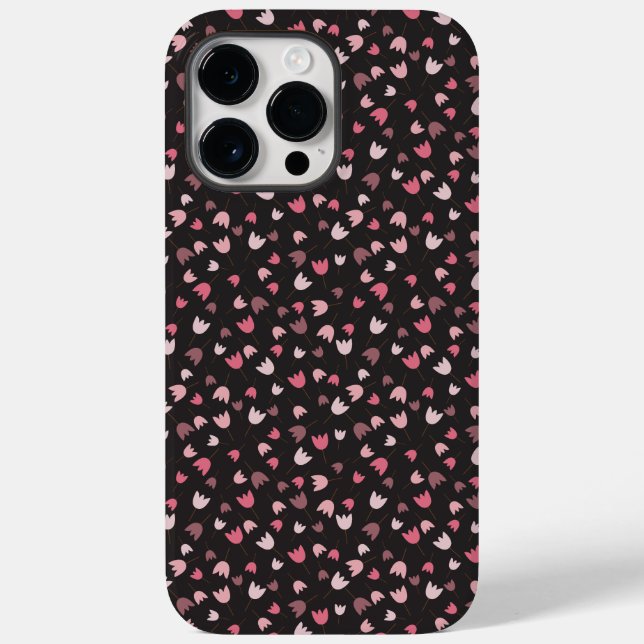 Coques Case-Mate iPhone Sweet Simple Tulip Motif rose - Toutes les directi (Verso)