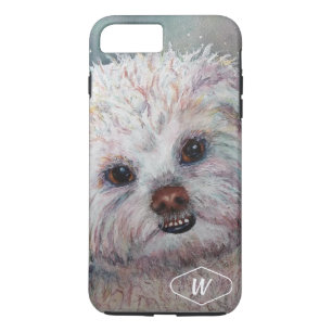 COQUE iPhone 8 PLUS/7 PLUS SWEET WHITE YORKIE
