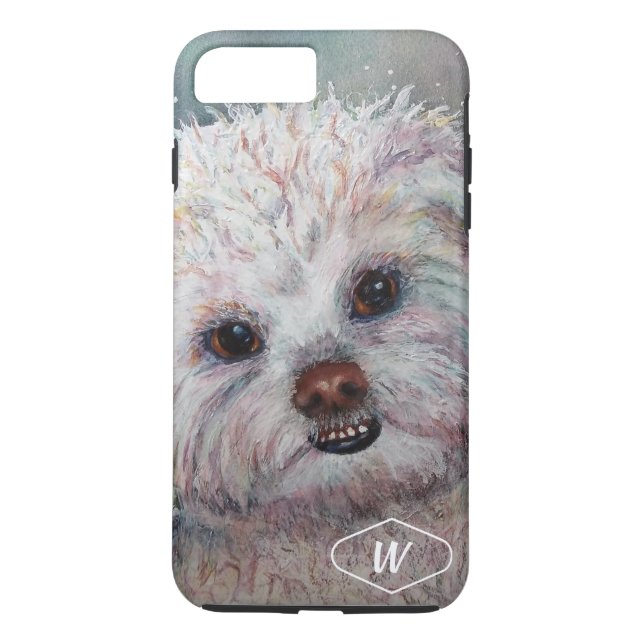 COQUES Case-Mate iPhone SWEET WHITE YORKIE (Dos)