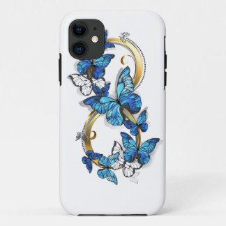 Case-Mate iPhone Case Symbol Infinity of Blue Morpho Butterflies