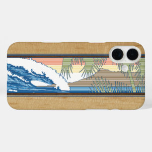 Coques iPhone 16 Plus SYMBOLE Ala Moana Hawaiian Faux Koa Surf en bois C