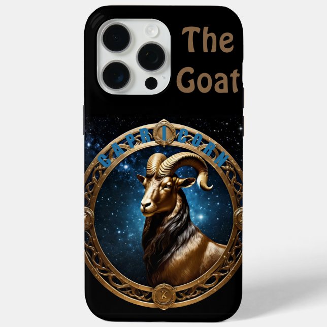 Coques Case-Mate iPhone Symbole astrologique de Capricorne (Verso)