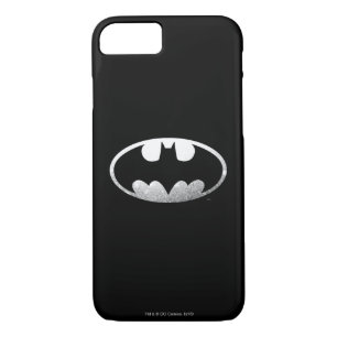 Coque iPhone 8/7 Symbole Batman   Logo Grainy