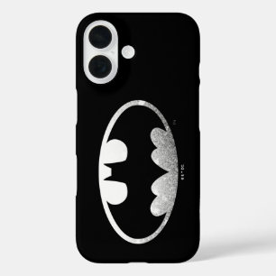 Coque Pour iPhone 16 Symbole Batman Logo Grainy