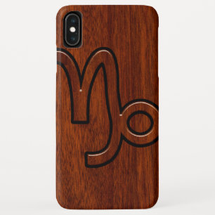 Etui iPhone Case-Mate Symbole Capricorne moderne en Mahogany Style impri