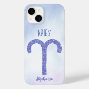 Coque Pour iPhone 14 SYMBOLE D'Astrologie Pretty Aries Personnalisé Pur