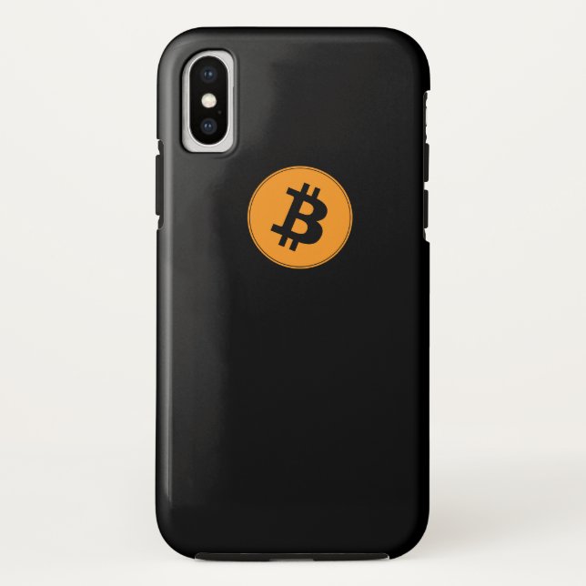 Coques Case-Mate iPhone Symbole de devise de chiffrement BItcoin (Dos)