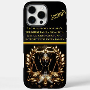 Coques iPhone 16 Pro Max Symbole de la justice qui protège l'équité et l'ég