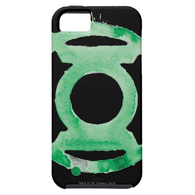 Coques Case-Mate iPhone Symbole de la lanterne de café - Vert (Dos)