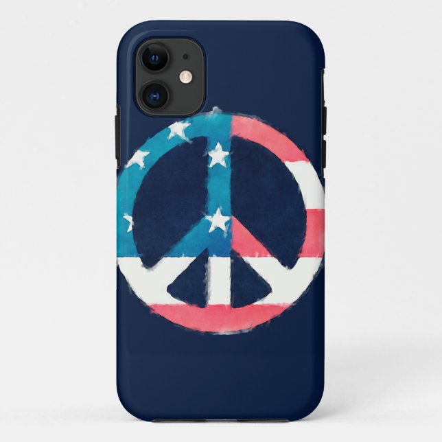 COQUES Case-Mate iPhone SYMBOLE DE LA PAIX AMÉRICAINE (Dos)