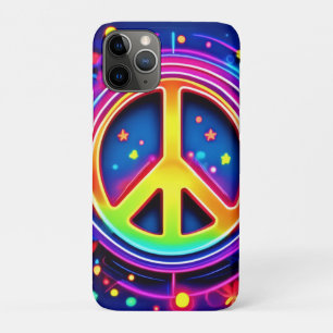 Case-Mate iPhone Case Symbole de la paix de Neon