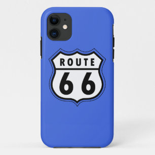 Coque Case-Mate Pour iPhone Symbole de la Route Royale Bleue 66