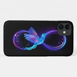 Case-Mate iPhone Case Symbole de Neon Infinity par Glowing Hummingbird