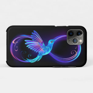 Case-Mate iPhone Case Symbole de Neon Infinity par Glowing Hummingbird