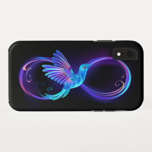 Case-Mate iPhone Case Symbole de Neon Infinity par Glowing Hummingbird