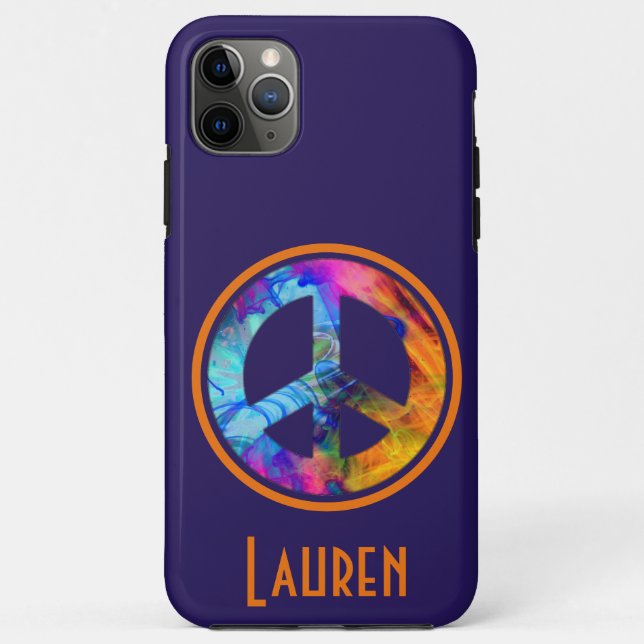 Coques Case-Mate iPhone Symbole de paix gras (Dos)