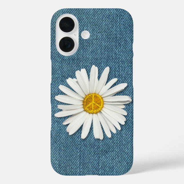 Coques Case-Mate iPhone Symbole de paix intérieur Faisy - Denim Jeans (Verso)