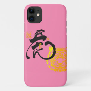 Case-Mate iPhone Case Symbole de tigre rose Chinoiserie moderne