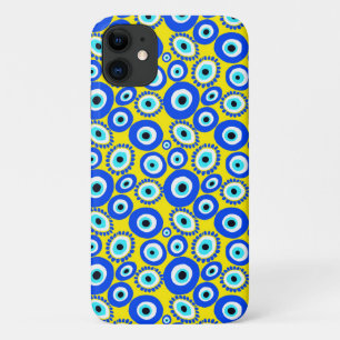 Case-Mate iPhone Case Symbole des yeux mal Motif sur Jaune