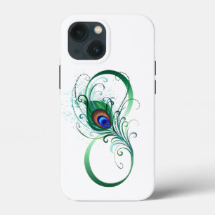 Case-Mate iPhone Case Symbole d'infini avec plume de paon