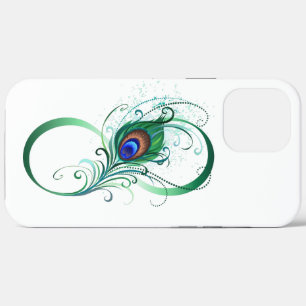 Case-Mate iPhone Case Symbole d'infini avec plume de paon