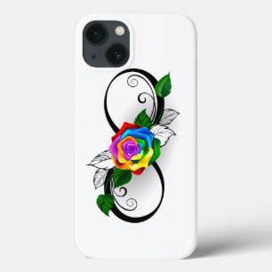 Case-Mate iPhone Case Symbole d'infini avec Rose arc-en-ciel