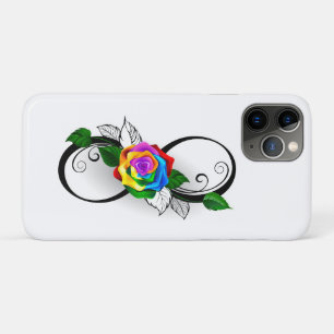 Case-Mate iPhone Case Symbole d'infini avec Rose arc-en-ciel