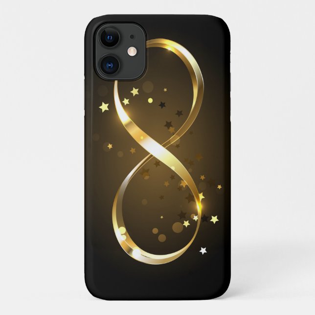 Coques Case-Mate iPhone Symbole d'infini doré (Dos)