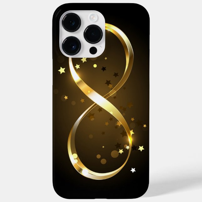 Coques Case-Mate iPhone Symbole d'infini doré (Verso)