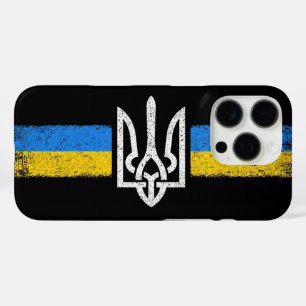 Coques iPhone 16 Pro SYMBOLE DU Drapeau Ukraine