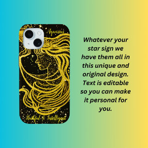 Coque Pour iPhone 15 Symbole étoile d'Aquarius