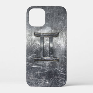 Coques Pour iPhone Symbole Gemini Zodiac en Grunge style dévêtu