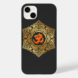 Coque Pour iPhone 14 Plus SYMBOLE HINDU Om Mandal