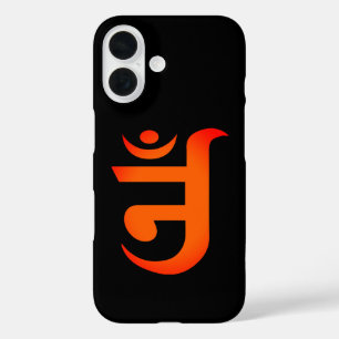 Coque Pour iPhone 16 Symbole Jain pour OM