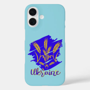 Coque Pour iPhone 16 Symbole national ukrainien tryzub fait d'oreille d
