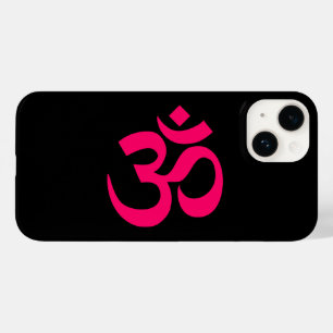 Coque Pour iPhone 14 Symbole noir et rose