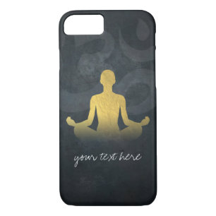 Case-Mate iPhone Case Symbole Om Pose Om Elégant Yoga Foil