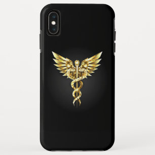 Case-Mate iPhone Case Symbole Polygonal Or Caduceus