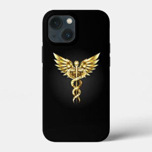 Case-Mate iPhone Case Symbole Polygonal Or Caduceus