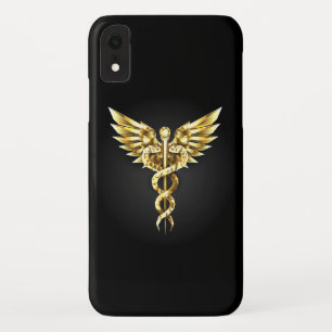Case-Mate iPhone Case Symbole Polygonal Or Caduceus