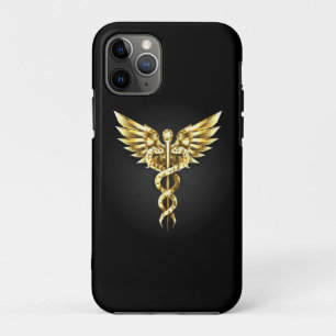 Case-Mate iPhone Case Symbole Polygonal Or Caduceus