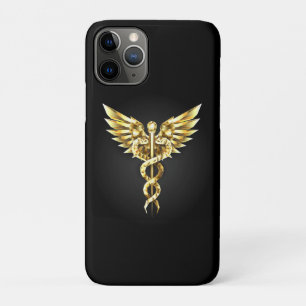 Case-Mate iPhone Case Symbole Polygonal Or Caduceus