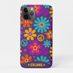 Case-Mate iPhone Case SYMBOLE Super RÉtro Fleurs Vintages Hippie