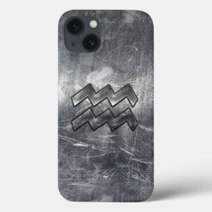 Case-Mate iPhone Case SYMBOLE Zodiaque Aquarius Acier en argent désorgan