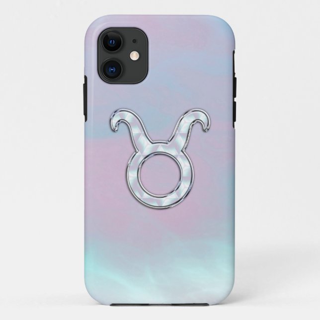 Coques Case-Mate iPhone Symbole zodiaque de la mère de Pearl Taurus (Dos)