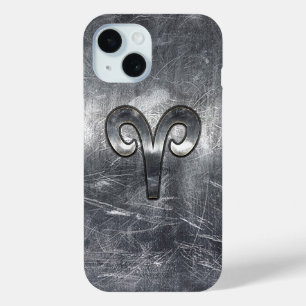 Coque Pour iPhone 15 Symbole Zodiaque des baies modernes Grunge Style d