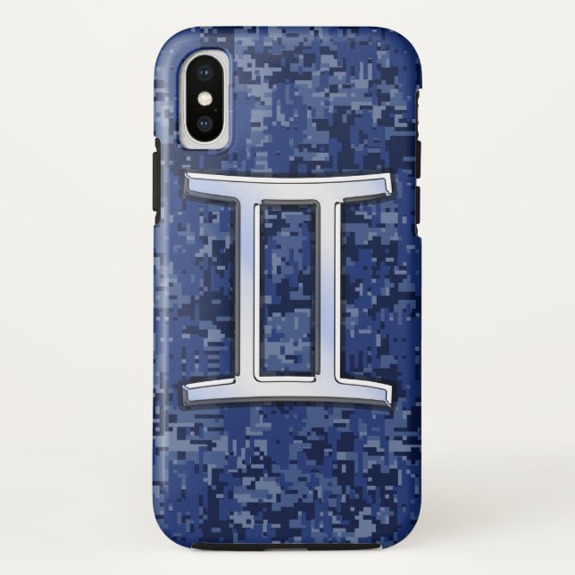 Coques Case-Mate iPhone SYMBOLE Zodiaque Gemini moderne Marine Camion numé (Dos)