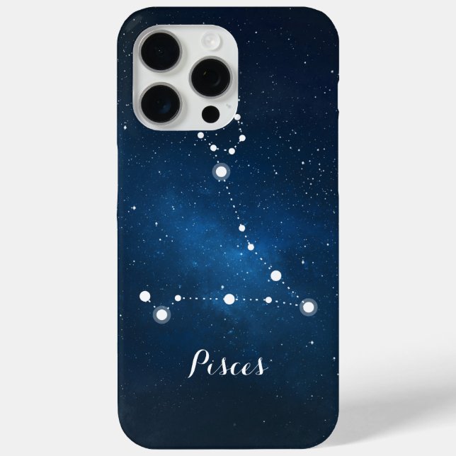 Coques Case-Mate iPhone Symbole zodiaque Pisces Constellation (Verso)